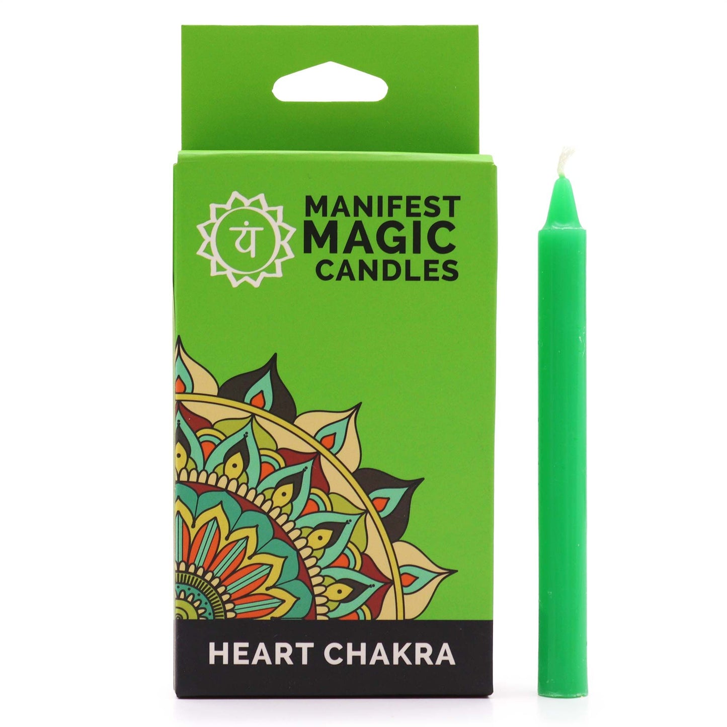 Manifest Magic Candles Green - Heart Chakra