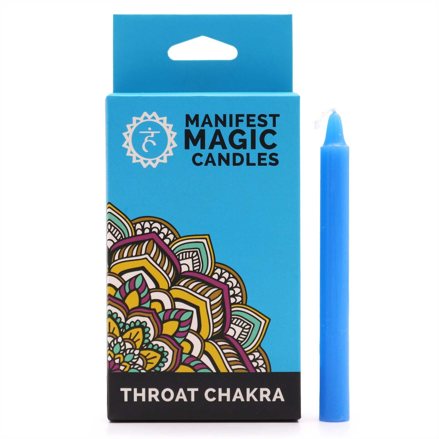 Manifest Magic Candles Blue - Throat Chakra