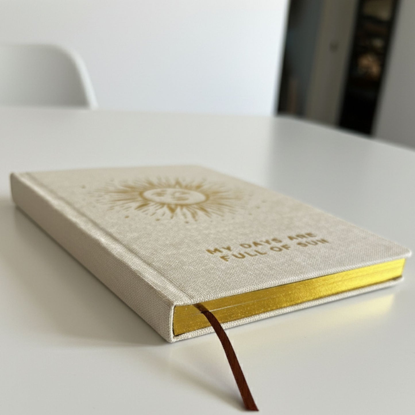 Journal gratitude ivoire doré – 120 pages