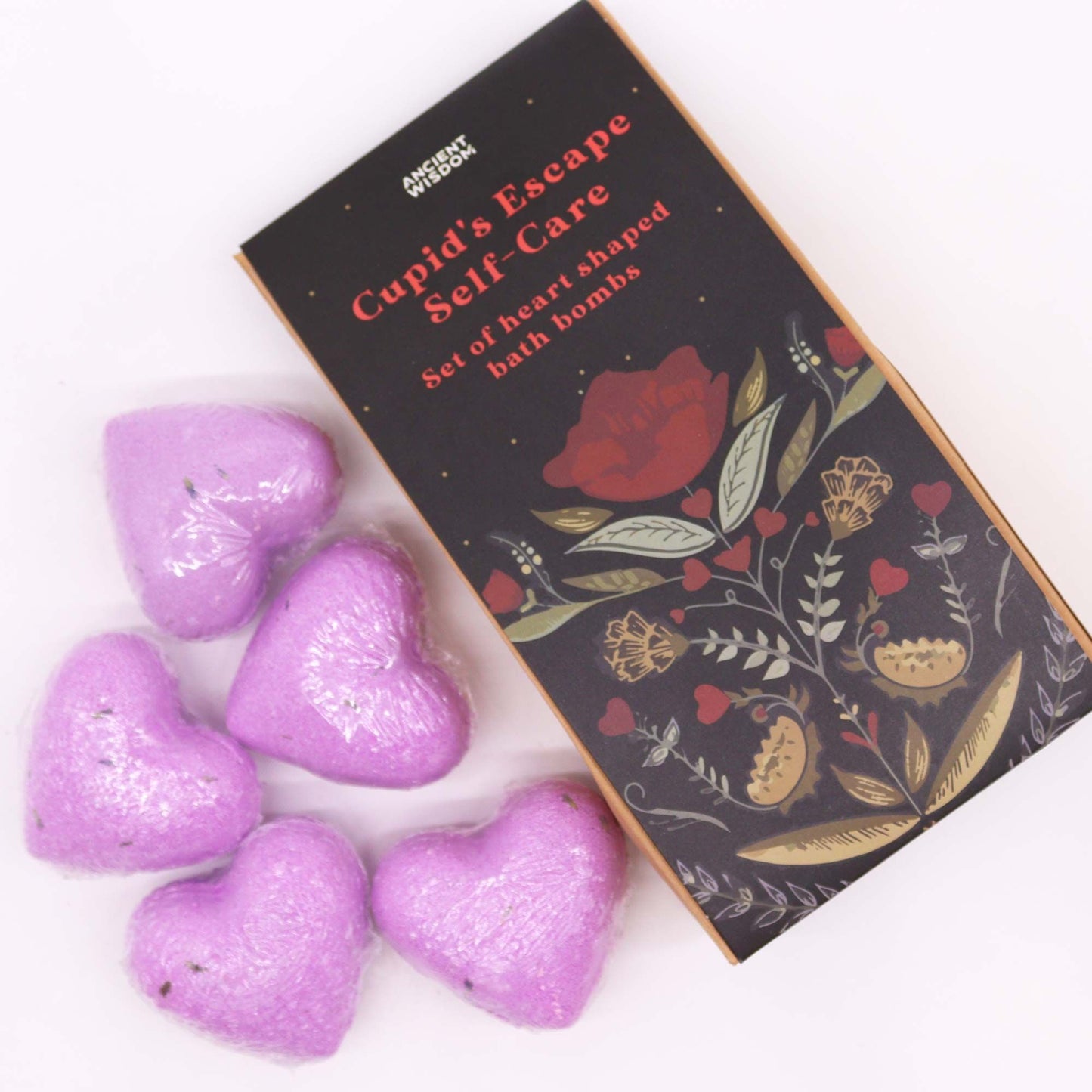 Cupids Escape Selbstpflege-Bade-Herz-Geschenkset