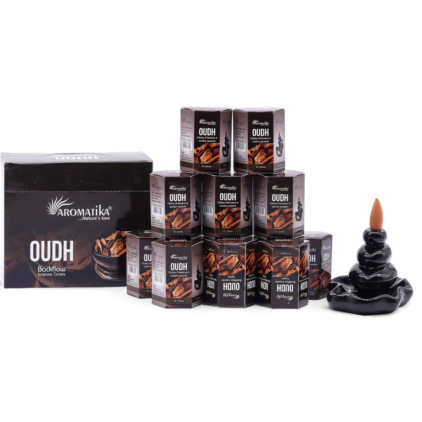 Masala Backflow Incense Oudh