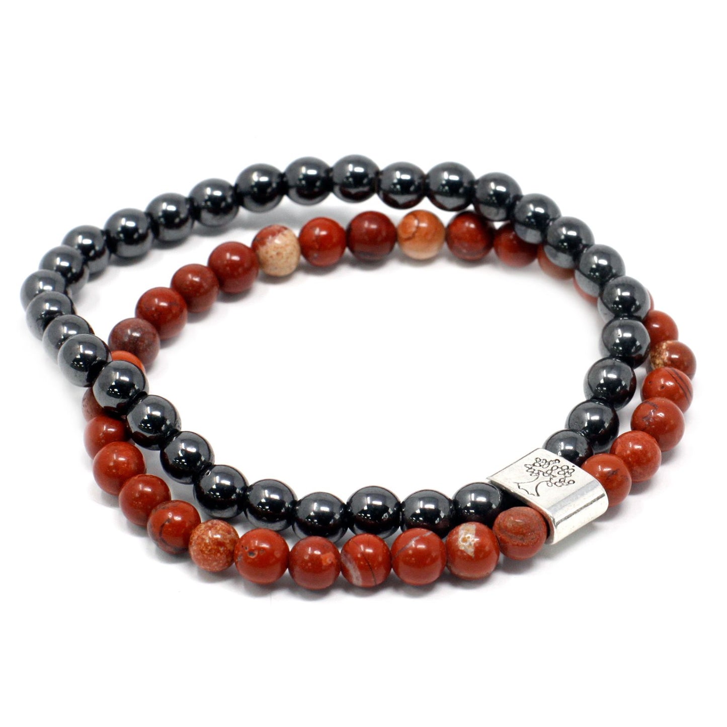 Magnetisches Redstone-Armband – Design aus Naturstein