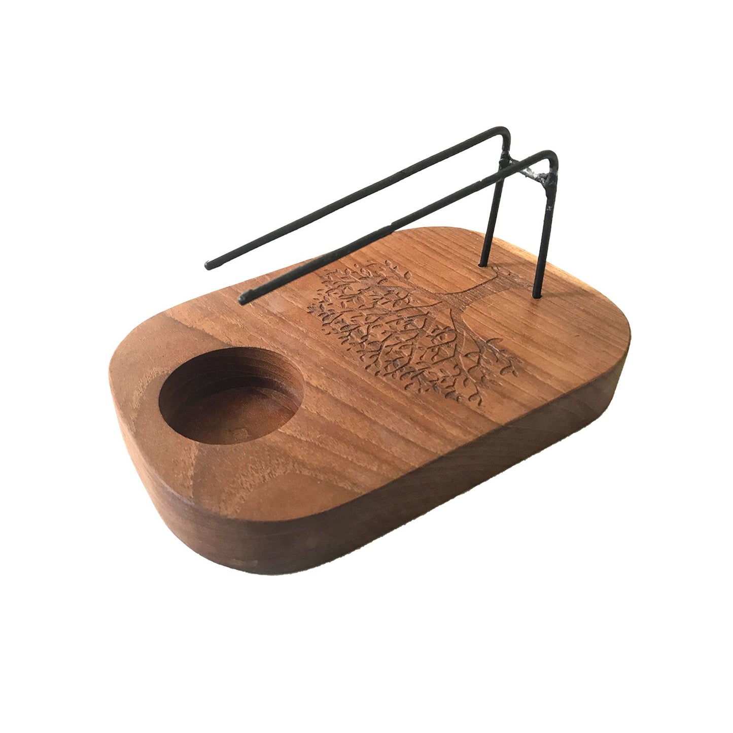Palo-Santo-Ofen – Teakholz – Lebensbaum-Design