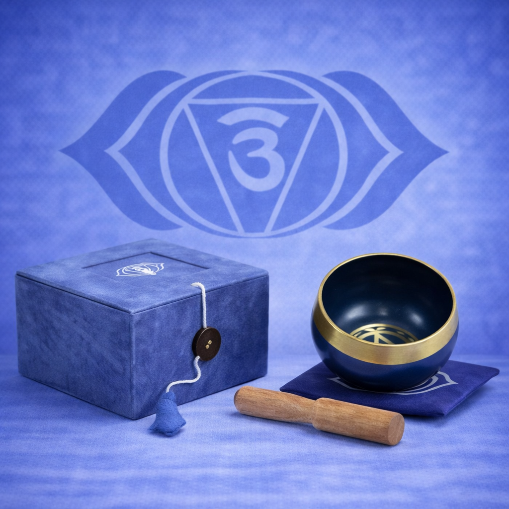 Chakra-Klangschale – Drittes Auge