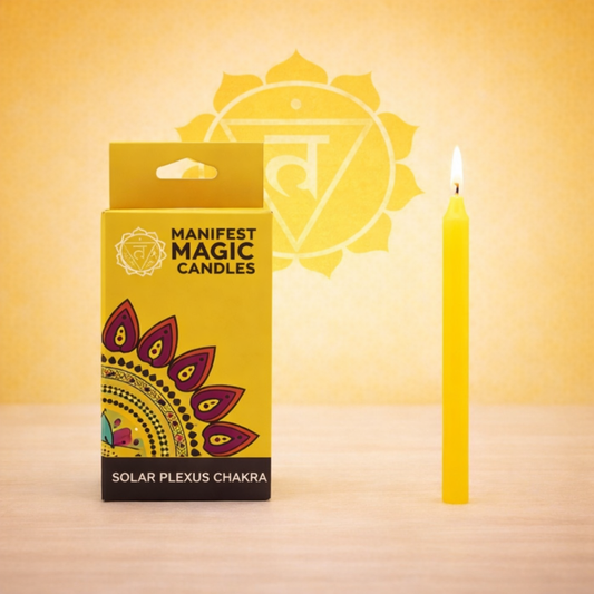 Manifest Magic Candles Gelb - Solarplexus-Chakra