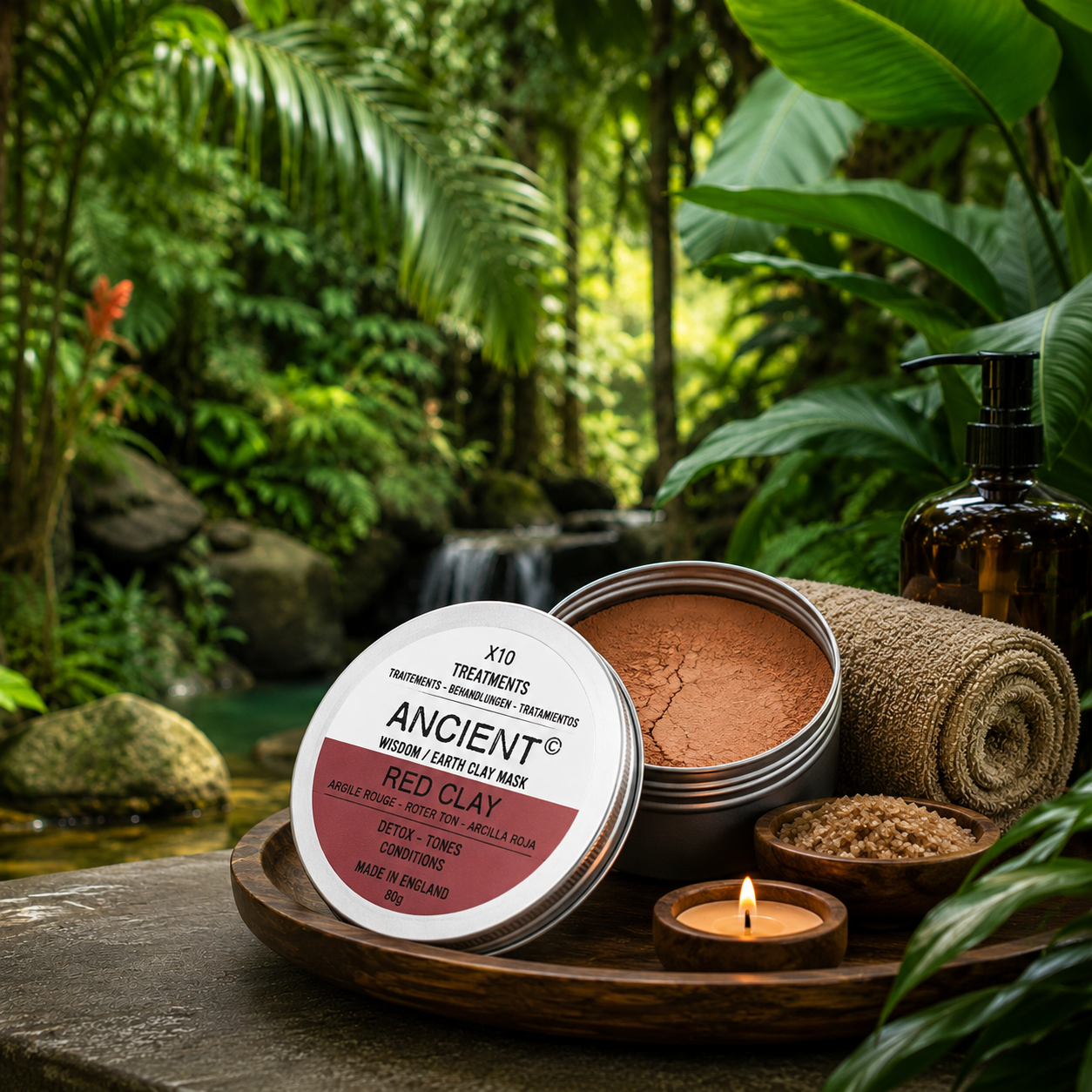 Red Kaolin Clay – Natural Face & Body Mask