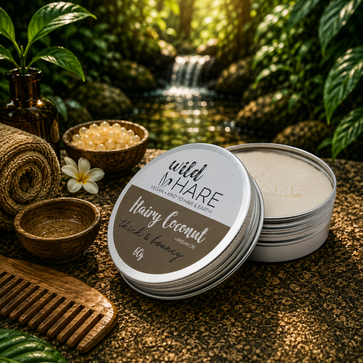 Wild Hare Solid Shampoo - Hairy Coconut
