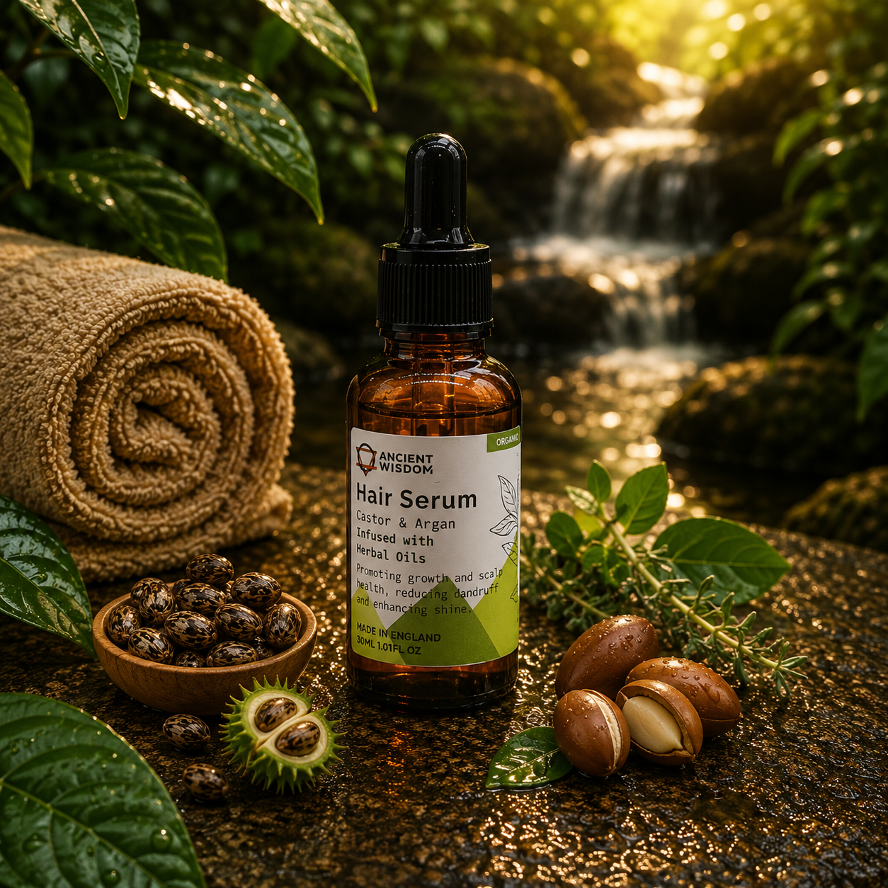 Organic Hair Serum - Herbal