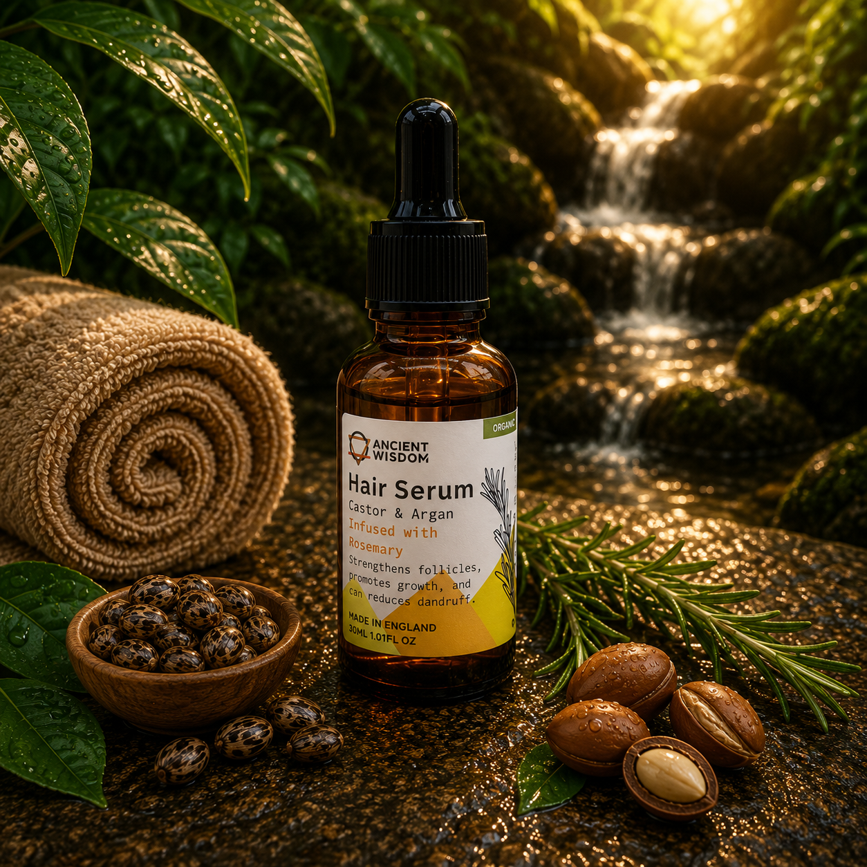 Organic Hair Serum - Rosemary