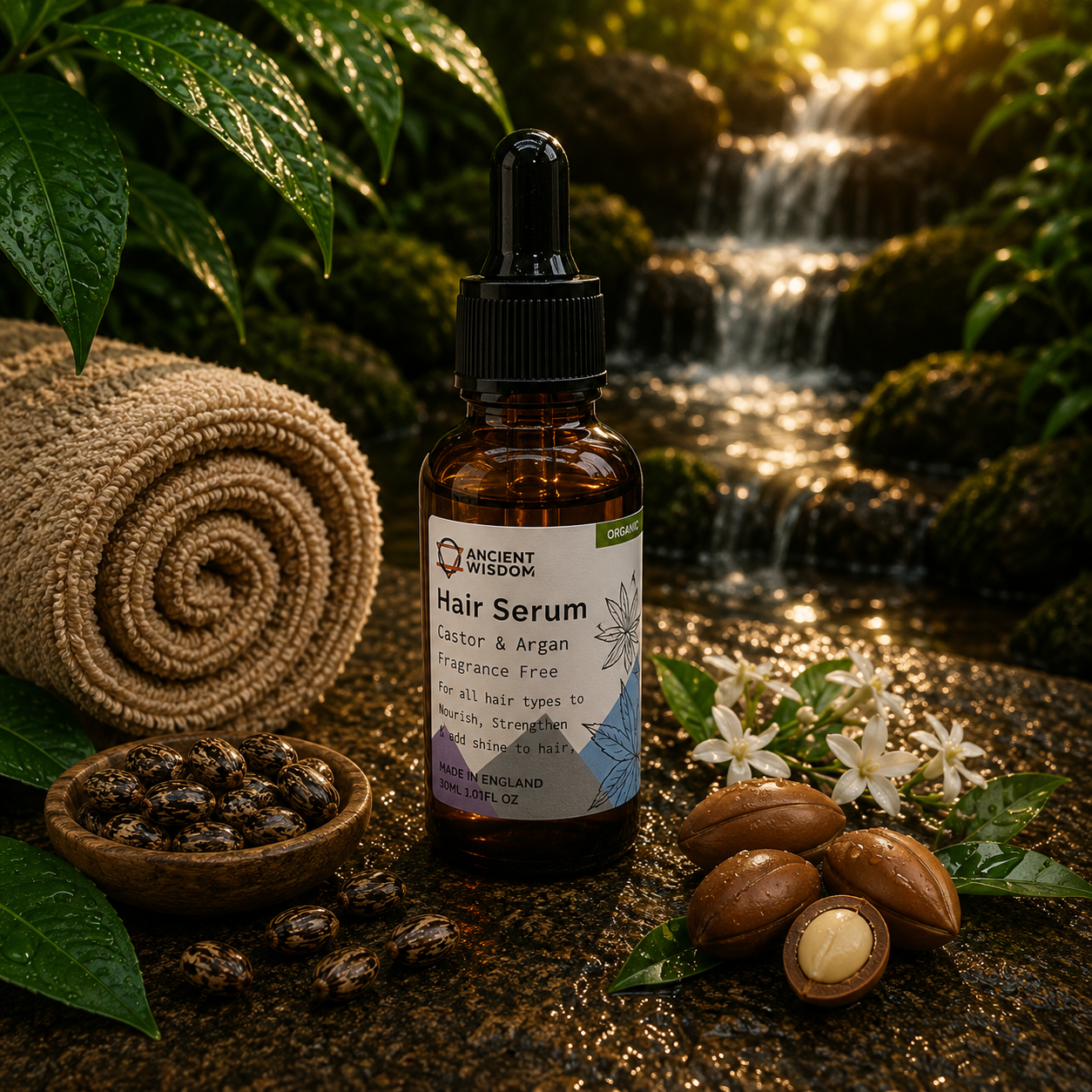 Organic Hair Serum - Unfragranced