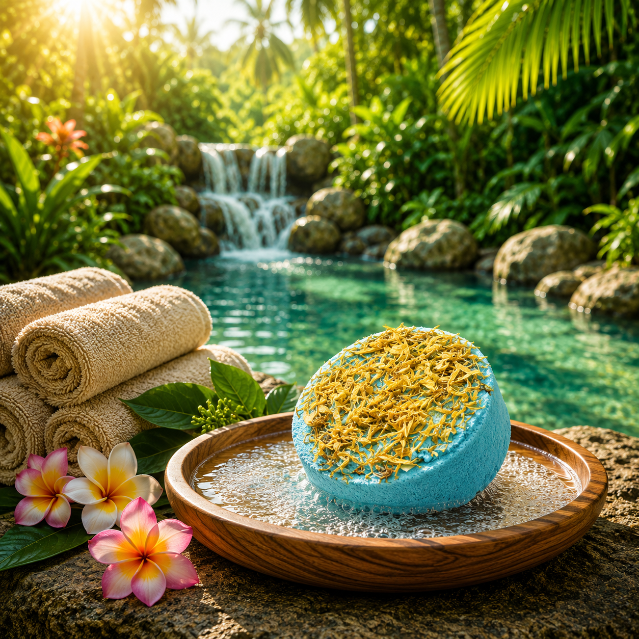Dream in Blue Floral Fizz — A Gentle, Dreamy Bath Experience