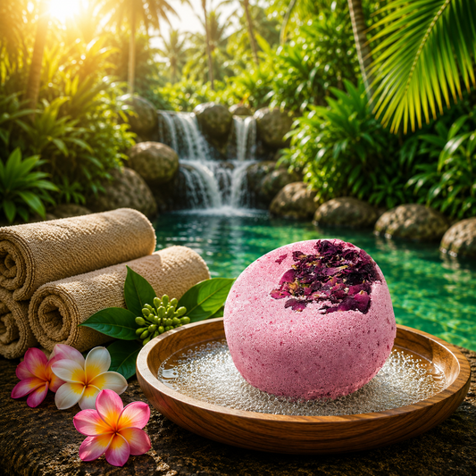 Romantic Rebel Floral Fizz — A Soft, Floral, Lavender-Inspired Bath Ritual