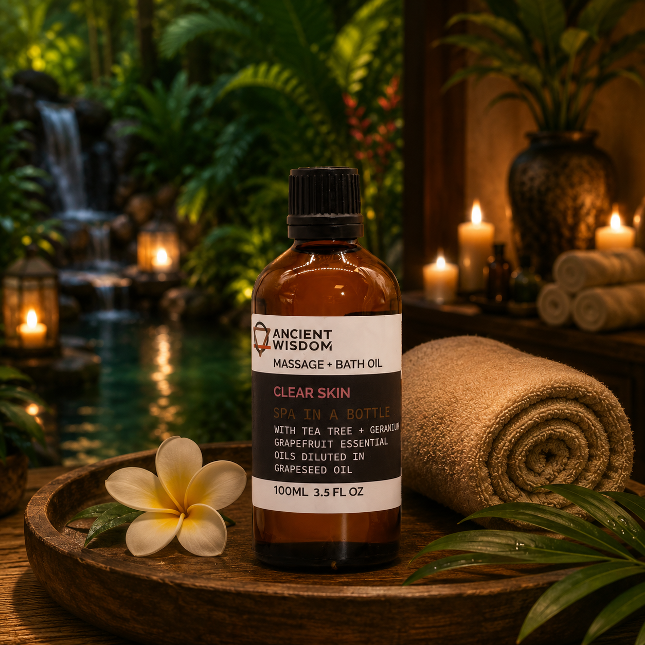 Clear Skin Massage Oil