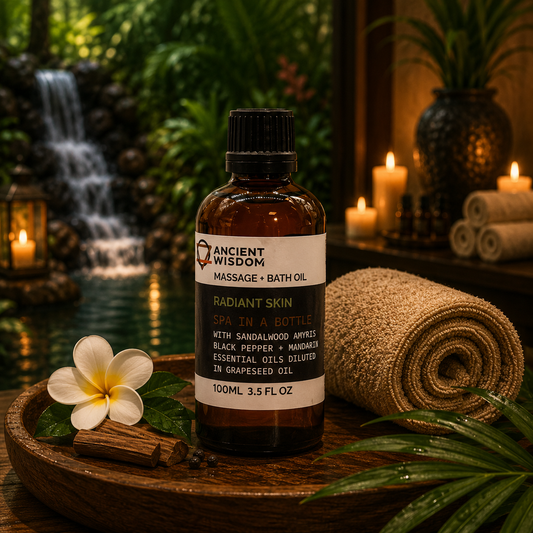 Sandalwood Glow Massage Oil