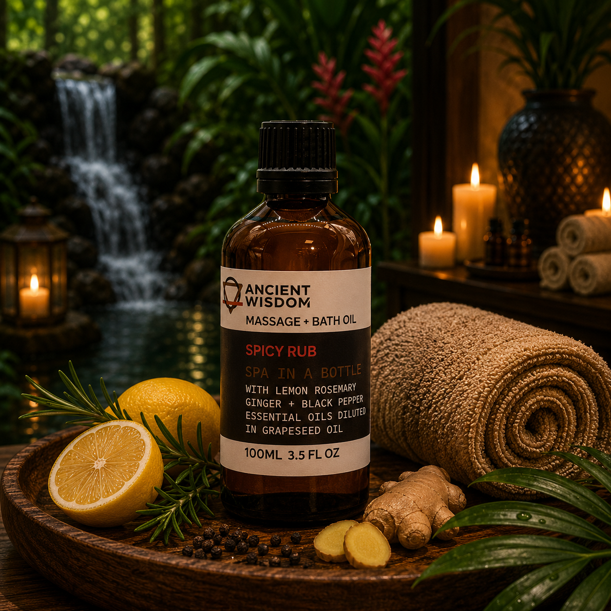 Spicy Rub Massage Oil