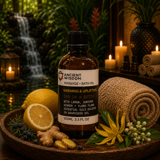 Wärmendes und belebendes Massageöl