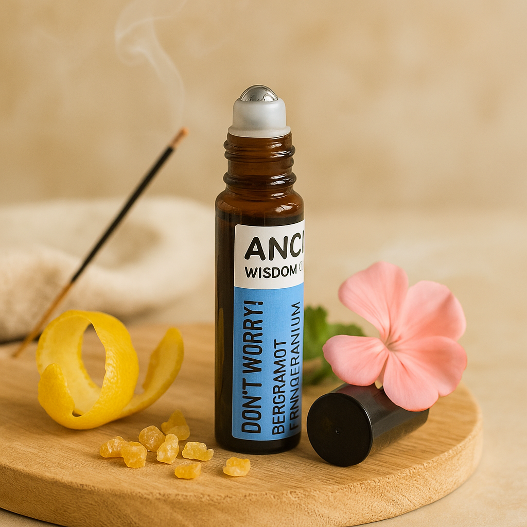Keine Sorge! Ätherische Ölmischung zum Aufrollen – Beruhigt den Geist und bringt das Gleichgewicht wieder ins Gleichgewicht.