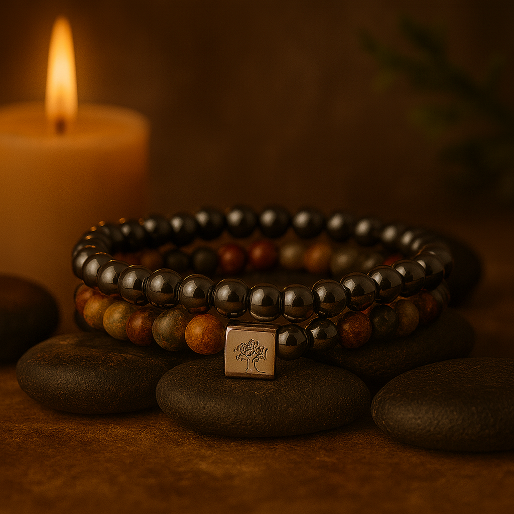 Magnetisches Edelsteinarmband-Set – Kombinieren Sie verschiedene Naturstein-Stile