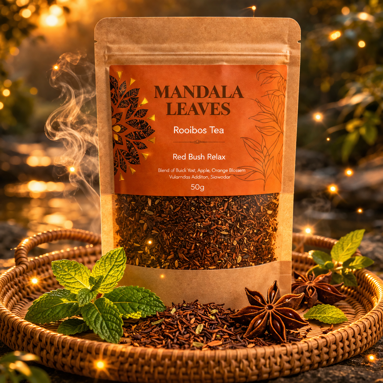 Rooibos Digestive – Rooibos, Mint & Star Anise | Caffeine-Free Tea