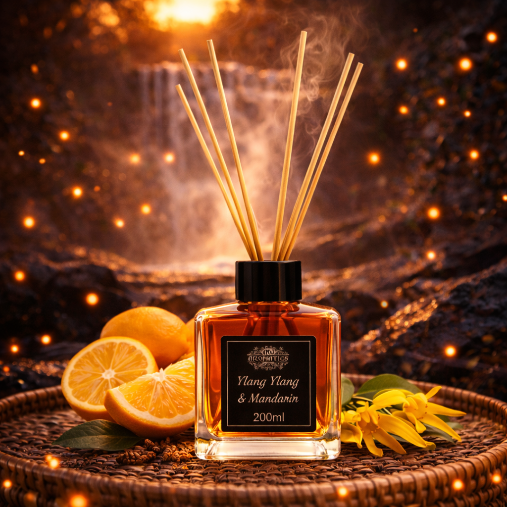 Ylang Ylang & Mandarin Essential Oil Reed Diffuser