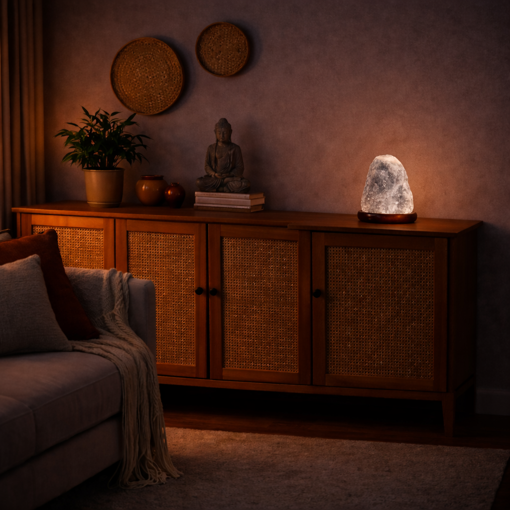 Grey Himalayan Natural Salt Lamp