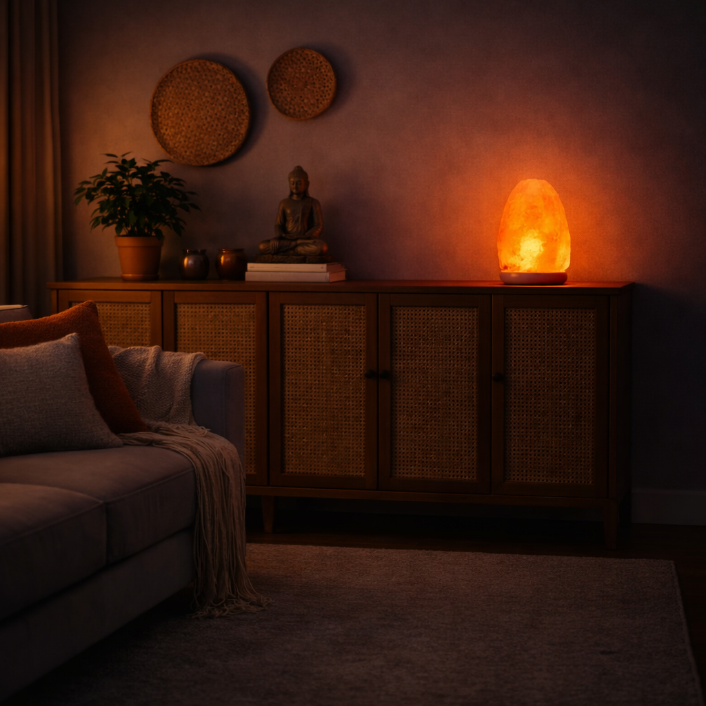 Quality USB Natural Salt Lamp – White Light