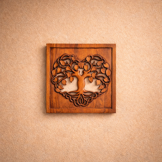 Square Tree of Life - Heart Panel