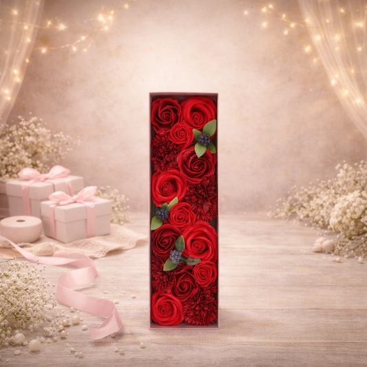 Long Box - Classic Red Roses