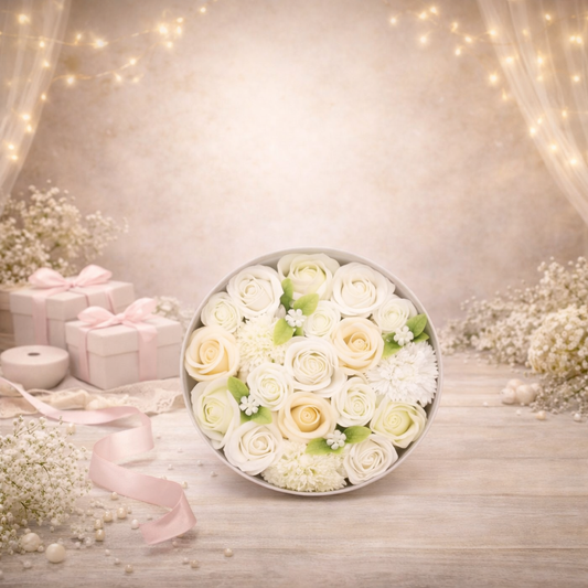 Round Box - White & Ivory