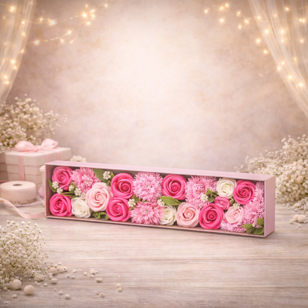 Extra lange Box - Rosa