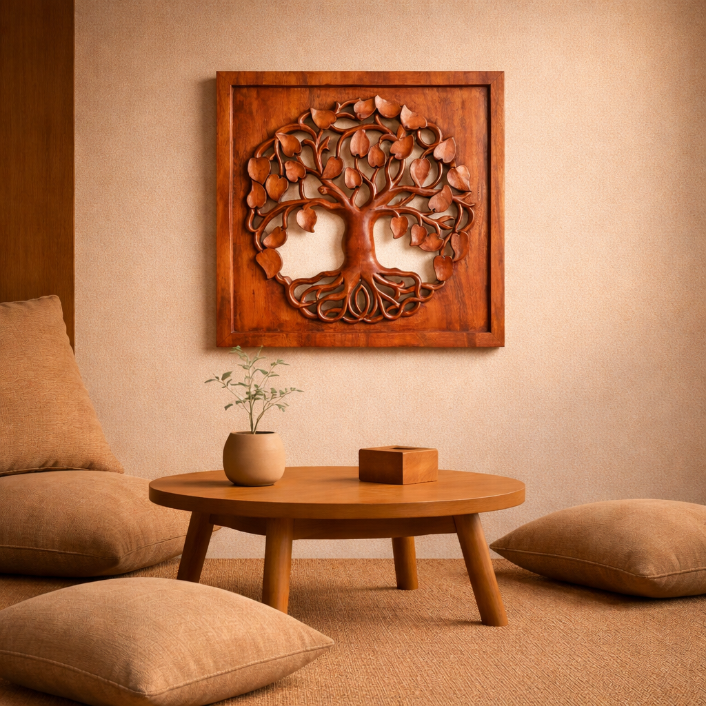 Square Tree of Life - Round - Panel
