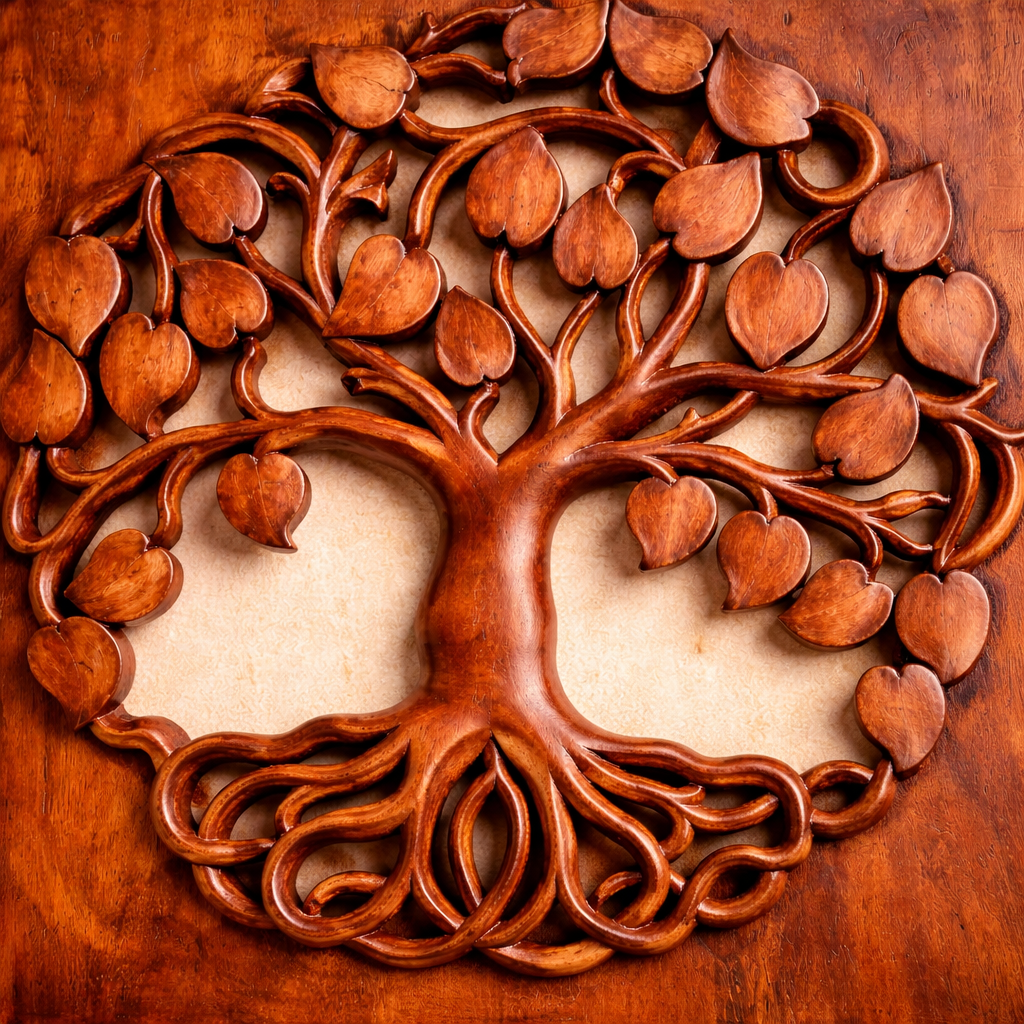 Square Tree of Life - Round - Panel