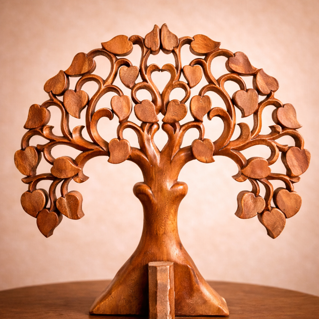 Round Decorative Wooden Ohm Panel