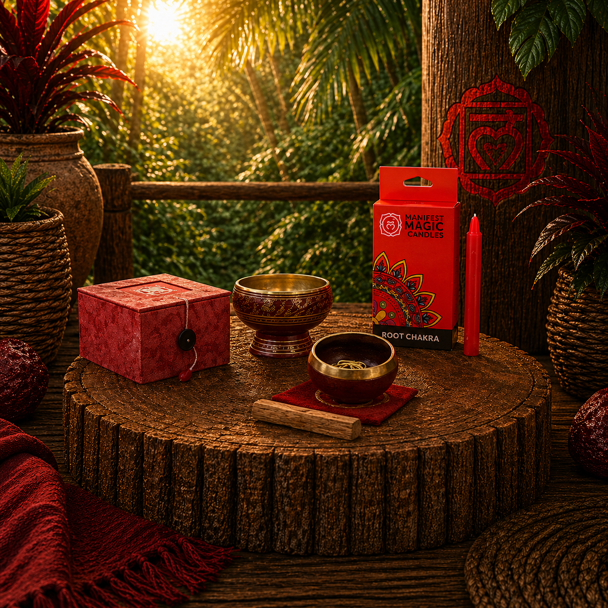 Root Chakra Medium Ritual Set