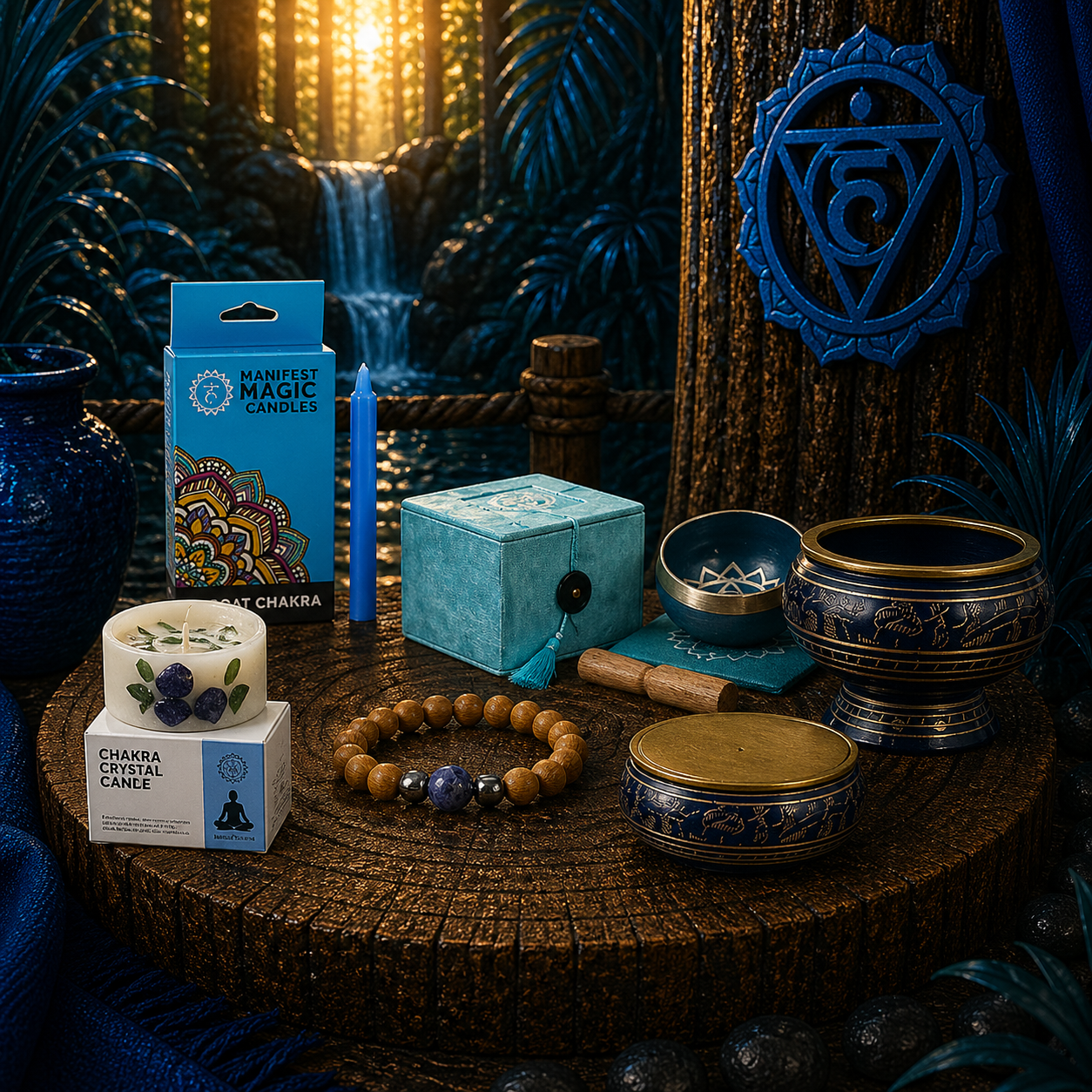 Chakra Throat DeLuxe Set