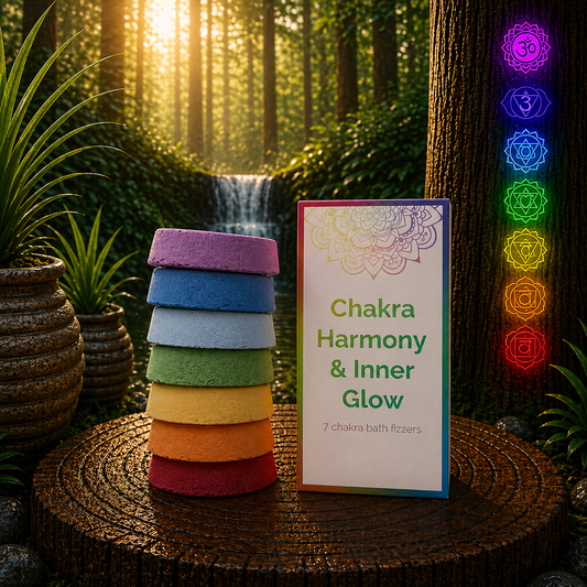 Chakra Bath Fizz - Large Box - Chakra Harmony & Inner Glow