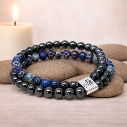 Magnetic Sodalite Bracelet – Natural Stone Design