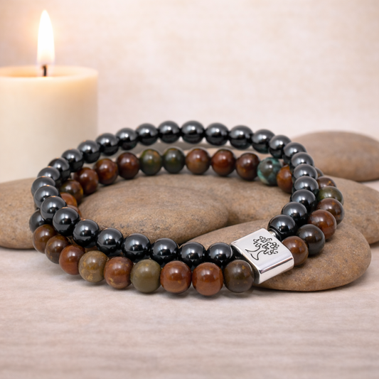 Magnetic Gemstone Bracelet Set – Mix & Match Natural Stone Style