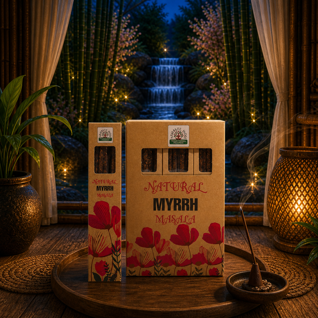 Natural Botanical Masala Incense Sticks – Myrrh