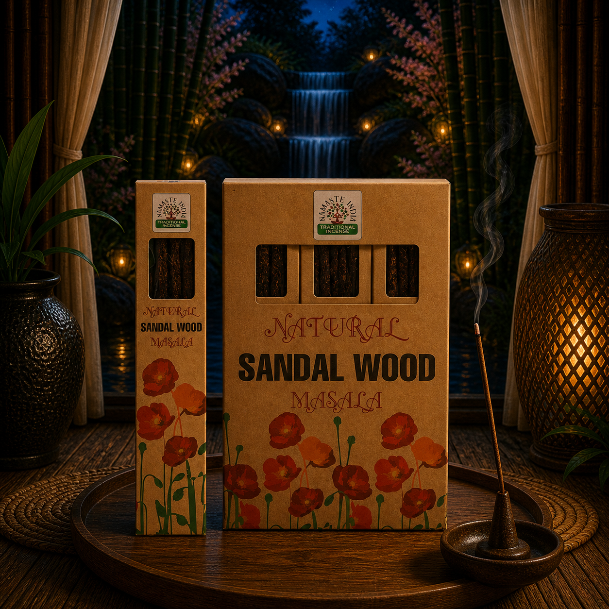 Sandelholz-Masala-Räucherstäbchen