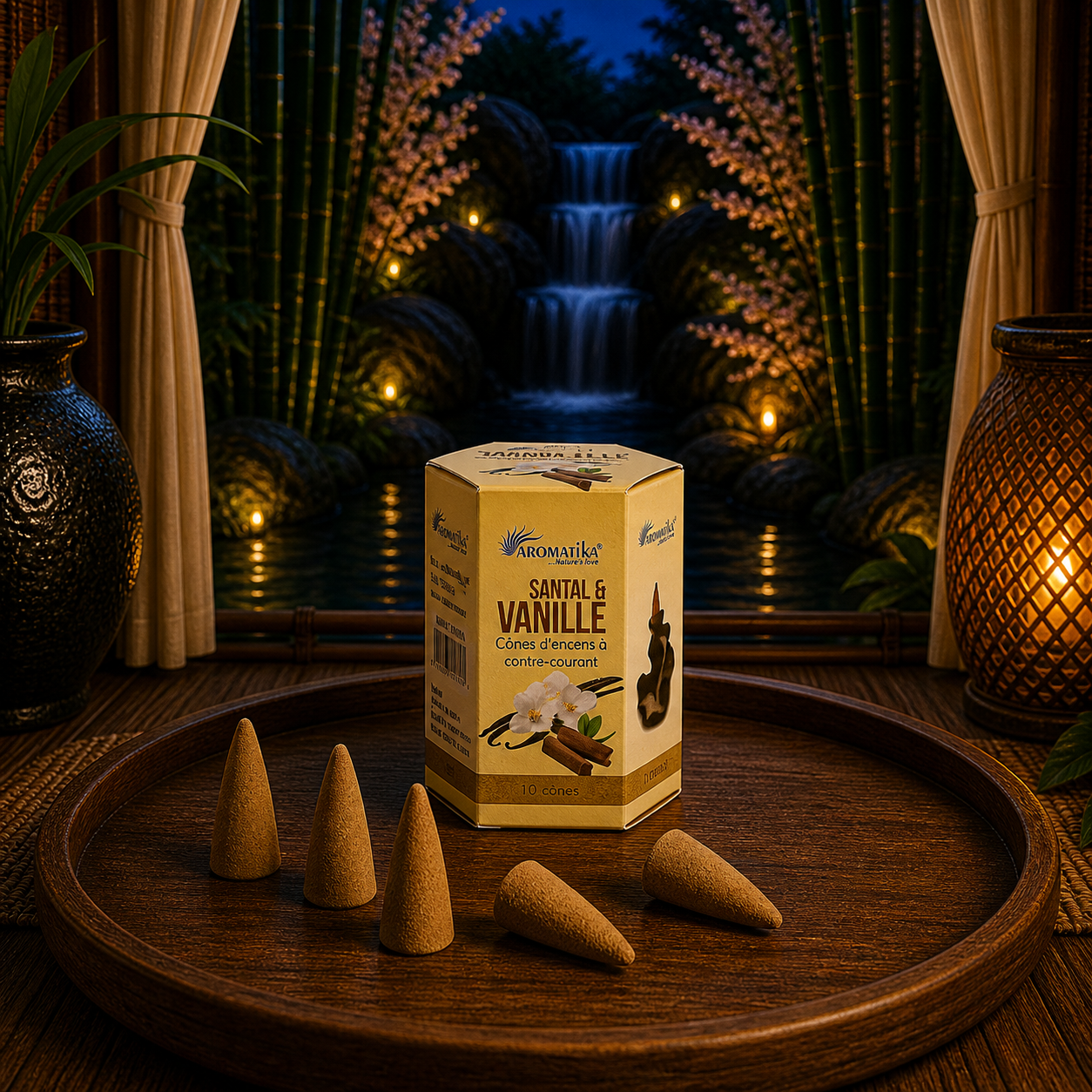 Masala Backflow Incense Cones – Sandalwood & Vanilla