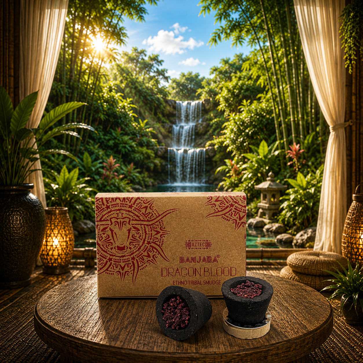 Banjara Resin Cups - Dragons Blood