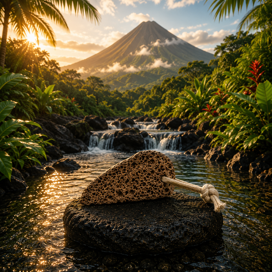 Volcanic Foot Stone - Traditional Shape