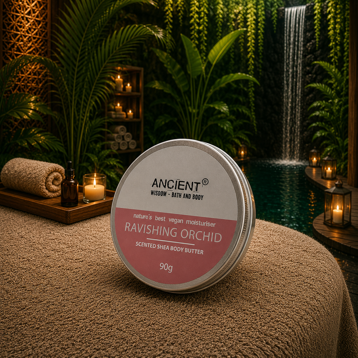 Duftende Shea Körperbutter - Bezaubernde Orchidee