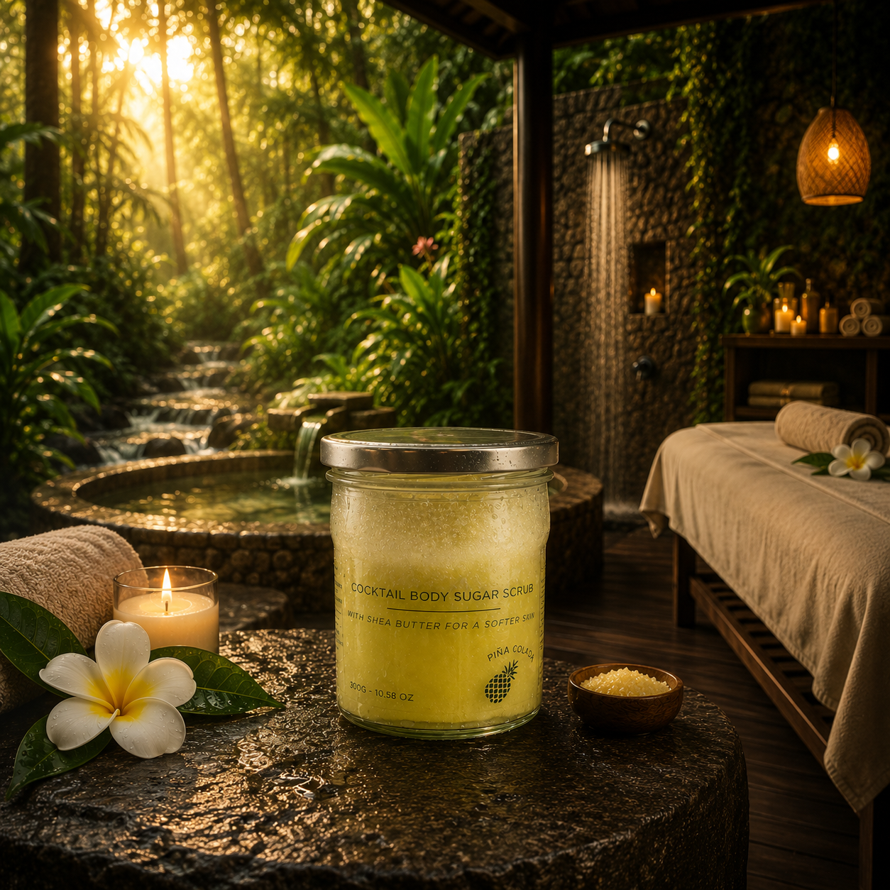 Fragranced Sugar Body Scrub - Pinacolada