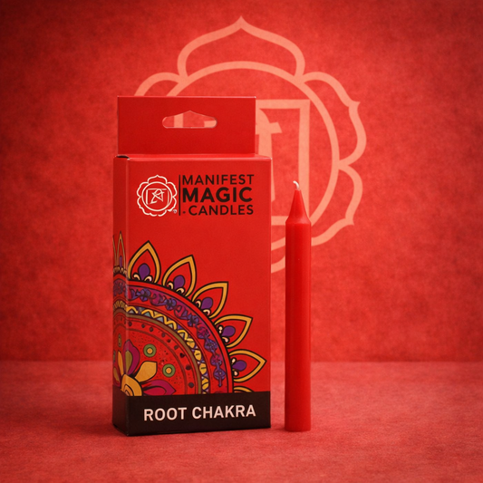 Manifest Magic Candles Red - Wurzelchakra