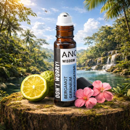 Keine Sorge! Ätherische Ölmischung zum Aufrollen – Beruhigt den Geist und bringt das Gleichgewicht wieder ins Gleichgewicht.