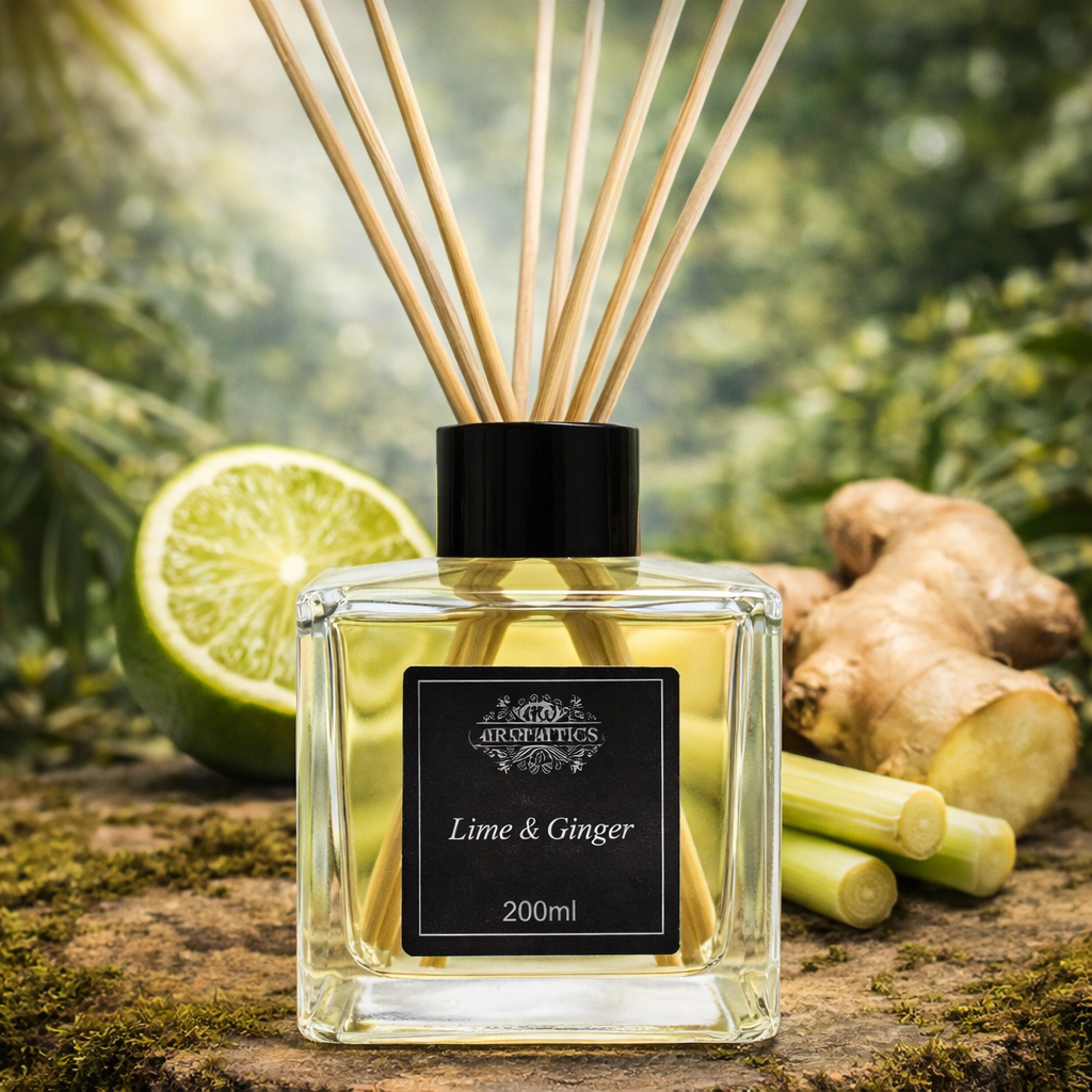 Lime & Ginger Essential Oil Reed Diffuser