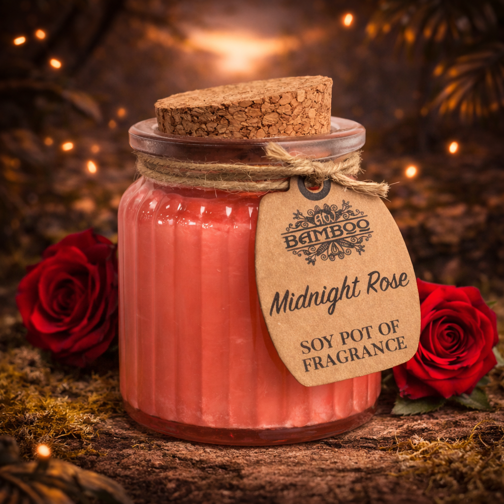 Midnight Rose Soy Pot Candle