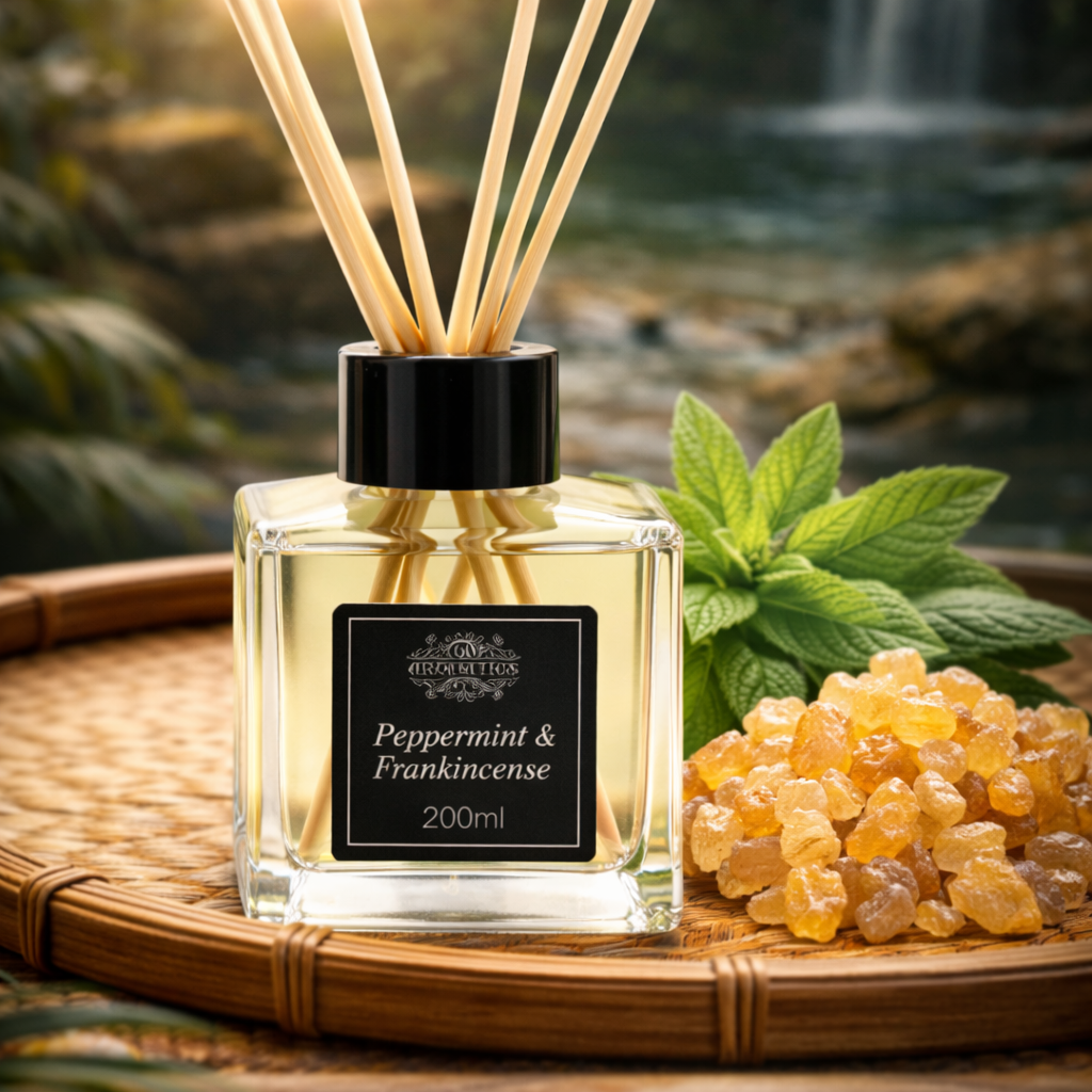 Peppermint & Frankincense Essential Oil Reed Diffuser